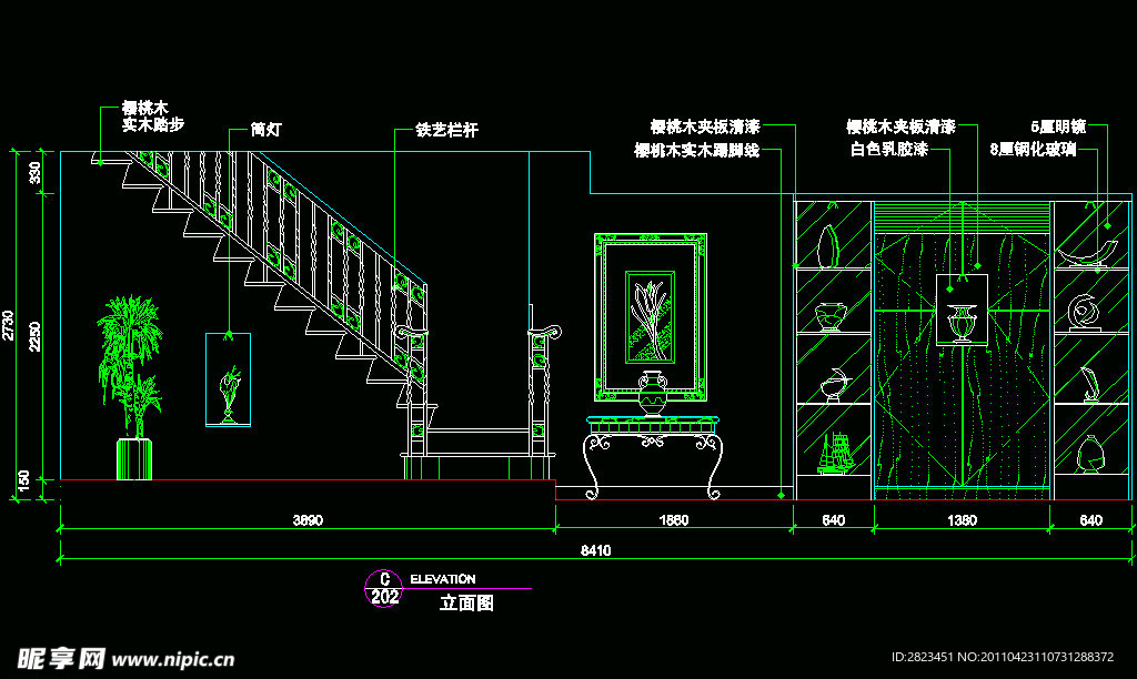 CAD之复式住宅