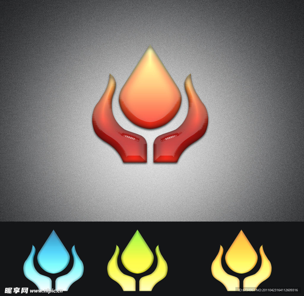 水晶 效果 LOGO