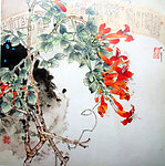 国画 花草