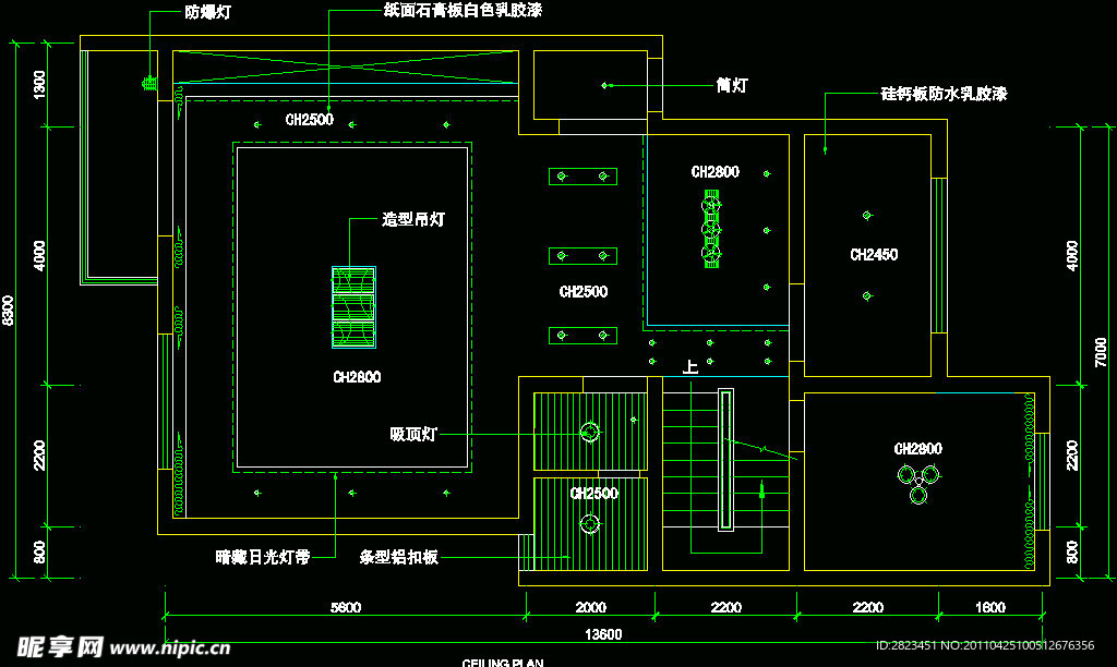 CAD之复式住宅