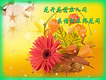 鲜花背景素材