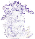 稀有玉雕花鸟图稿