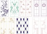 移门雕刻图