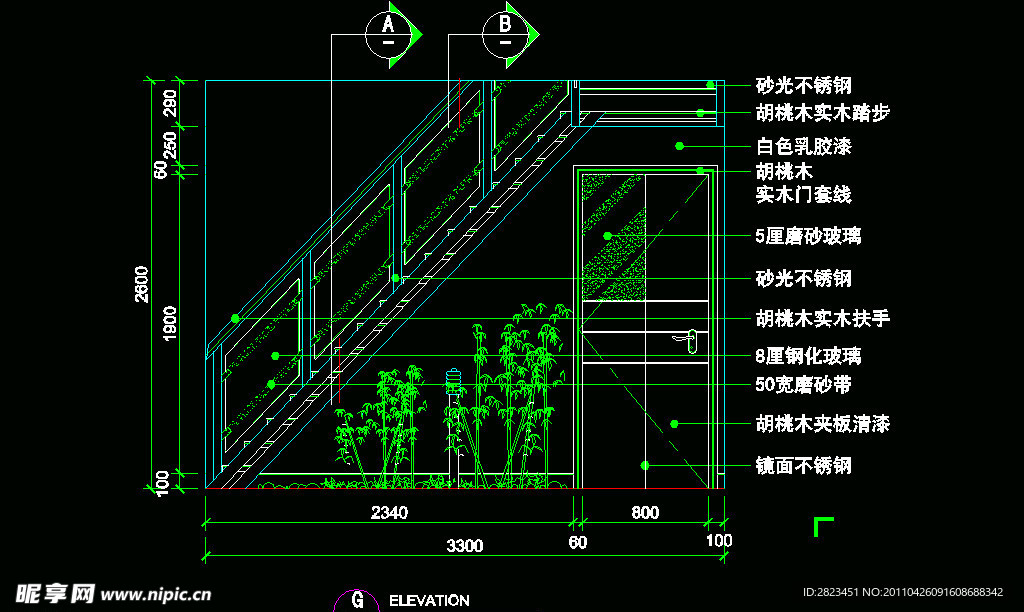 CAD之复式住宅