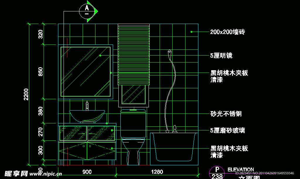 CAD之复式住宅