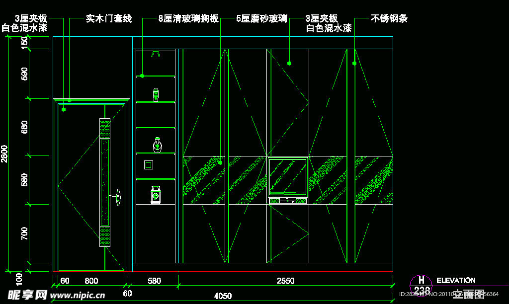 CAD之复式住宅