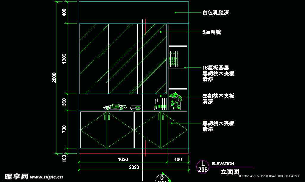 CAD之复式住宅