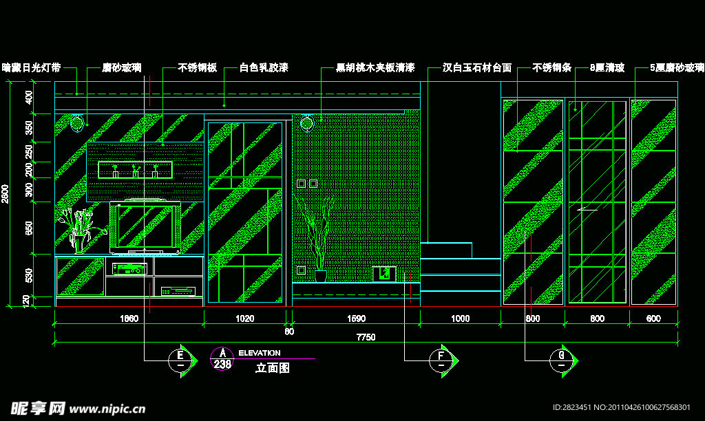 CAD之复式住宅