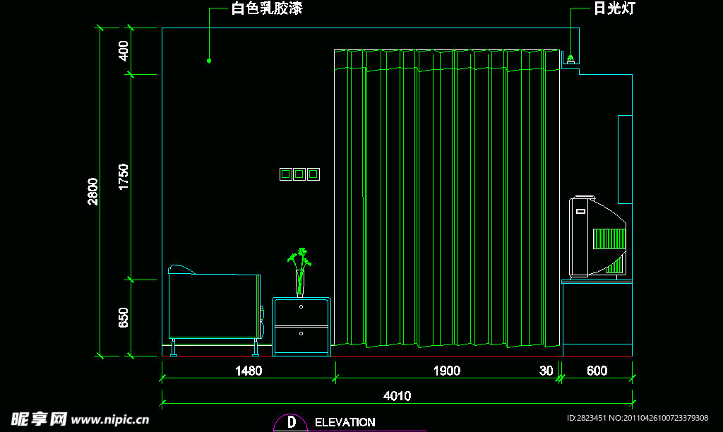 CAD之复式住宅