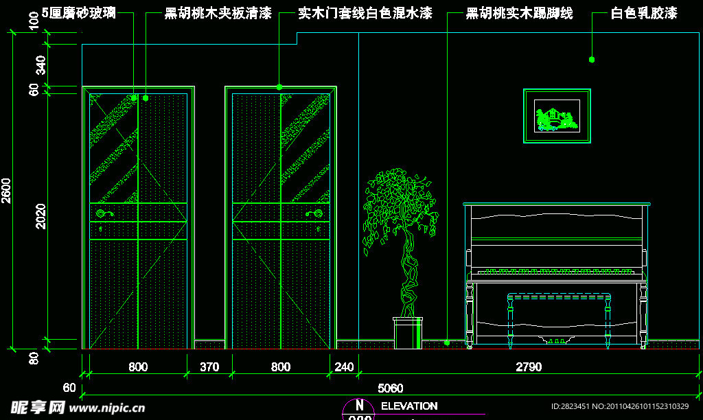 CAD之复式住宅