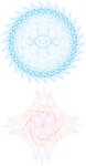 新版防伪团花