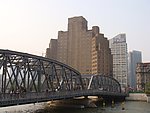 上海建筑 外白渡桥 上海大厦
