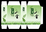 茶叶手提袋平面效果图