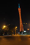 广州塔 橙色 LED