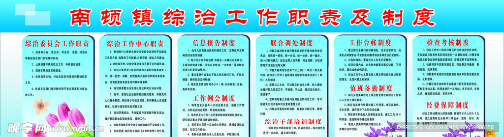 综合工作职责及制度