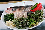 野菜焖鱼头