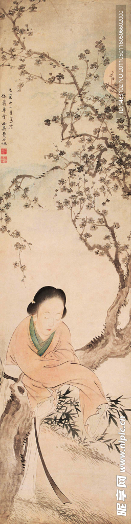 梅花仕女