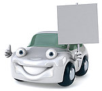 卡通3D小汽车