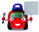 卡通3D小汽车