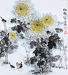 邱德镜 菊花篱笆
