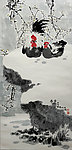 鸡 雪景 邱德镜