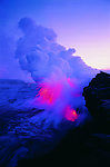火山 溶岩 岩浆 海浪