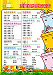 奶茶价目表