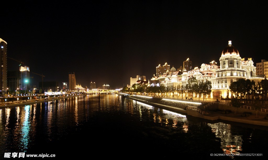 海河两岸夜璀璨