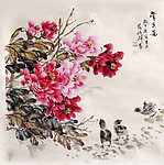 赏花图