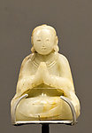 玉雕合十菩萨像