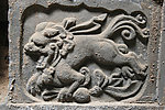 古墓砖雕狮子