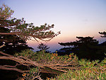 黄山落霞