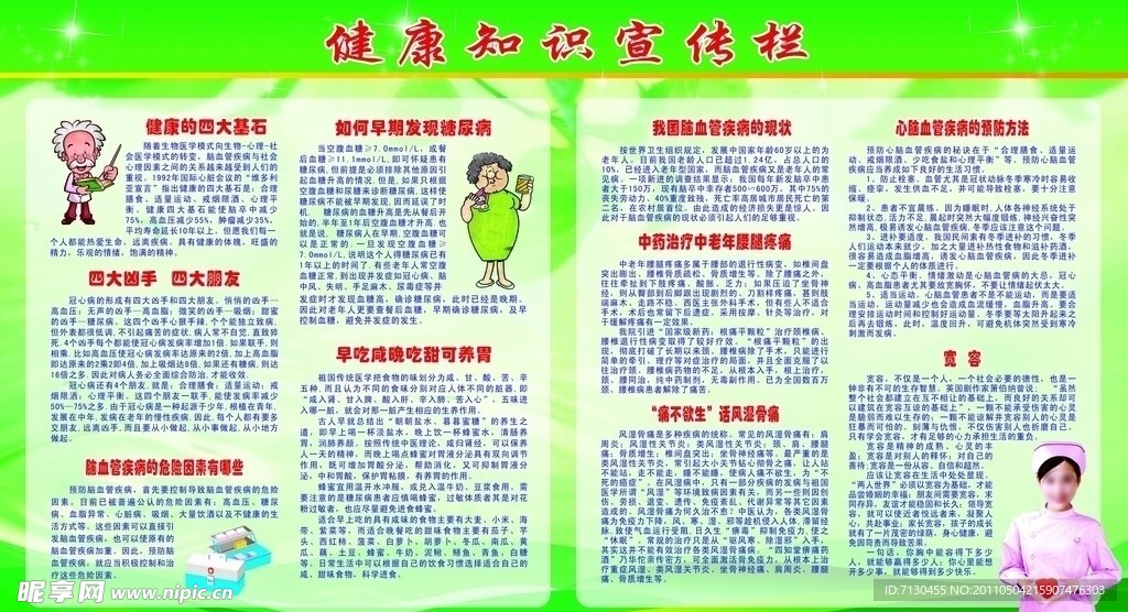健康知识宣传栏