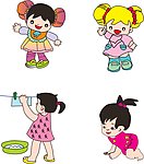 矢量女生