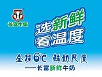 长富牛奶广告