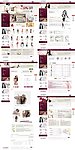 韩国模特服装网店网页模板