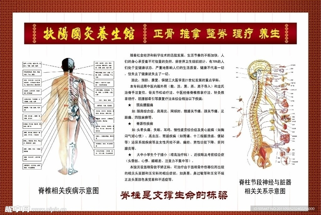 中医理疗养生馆挂图