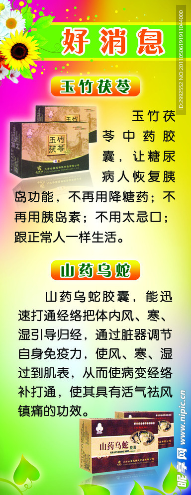 糖尿病药海报