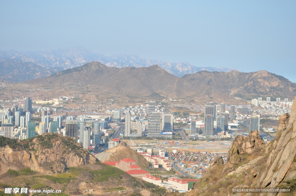 浮山上看美景