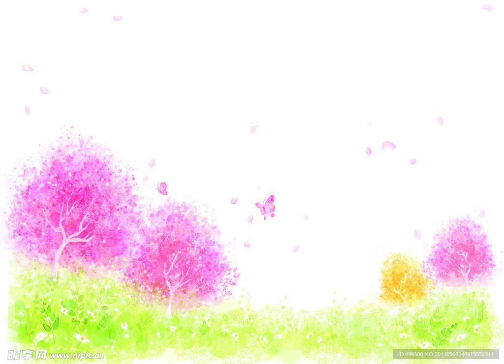 墨迹花纹