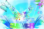 夏天 夏天吊旗