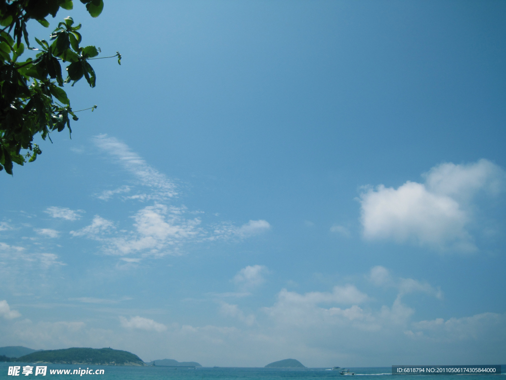 海水 蓝天