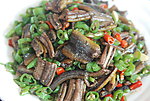 青椒炒鳝片