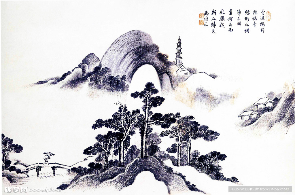 行人归急雨将来
