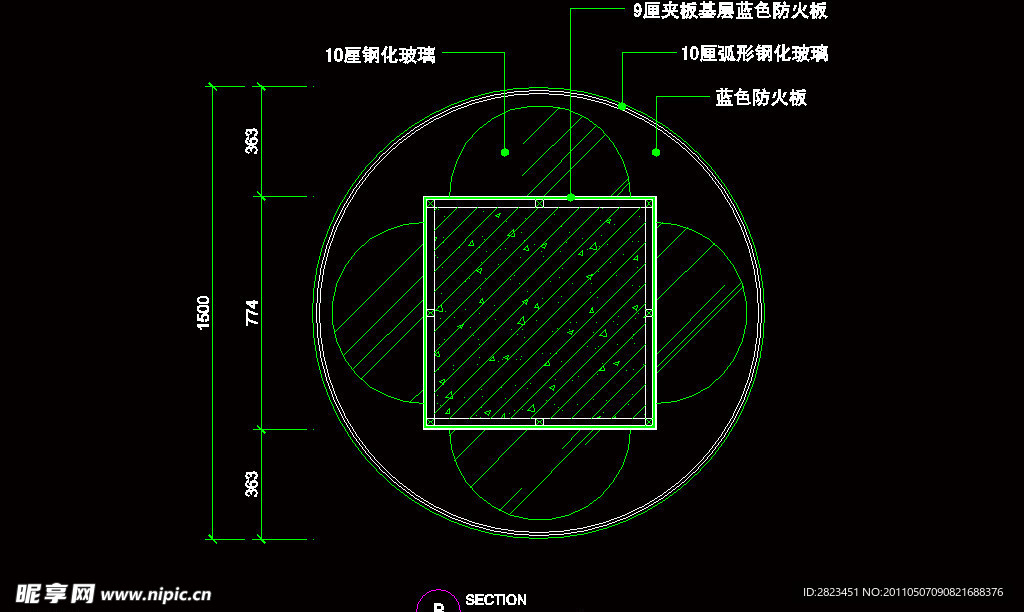CAD之化妆道具店面布置