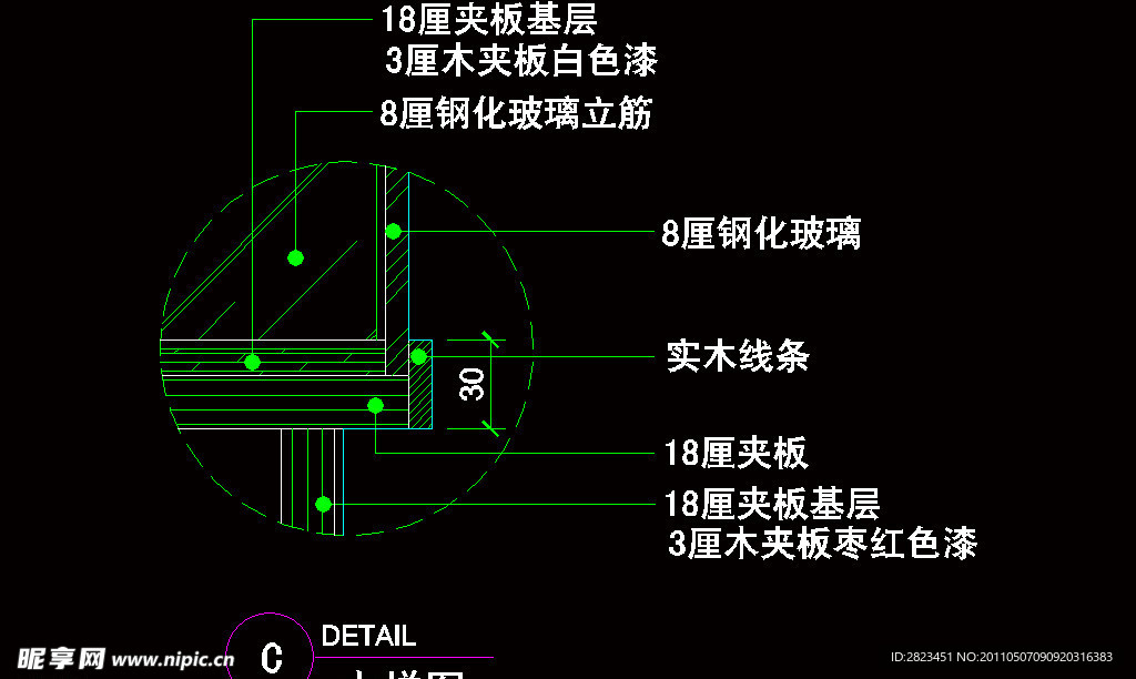 CAD之化妆道具店面布置