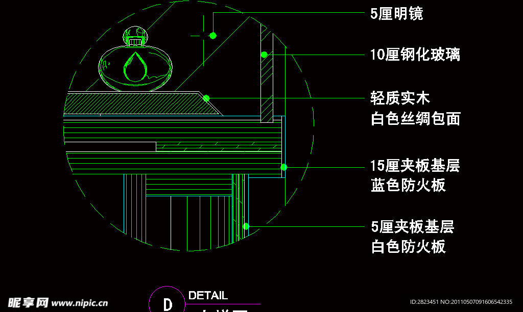 CAD之化妆道具店面布置