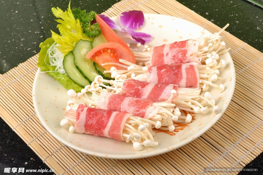 金菇牛肉卷