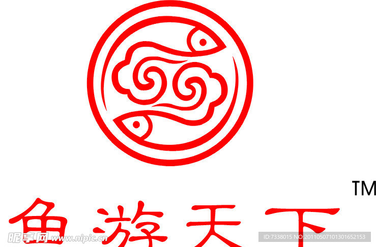 鱼游天下LOGO