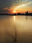 夕映江水
